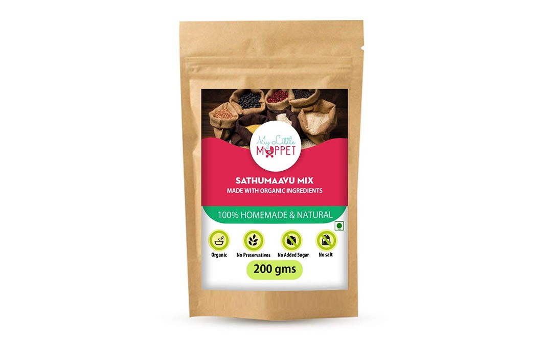 Little Moppet Foods Sathumaavu Mix    Pack  200 grams